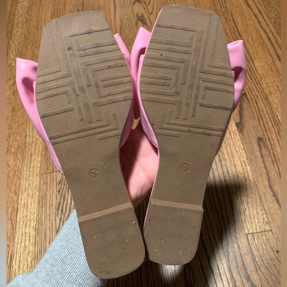 Pink Bow Slides - Picture 3 of 4